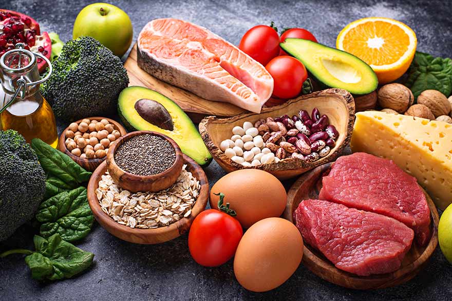 پروتئین و سبزیجات
